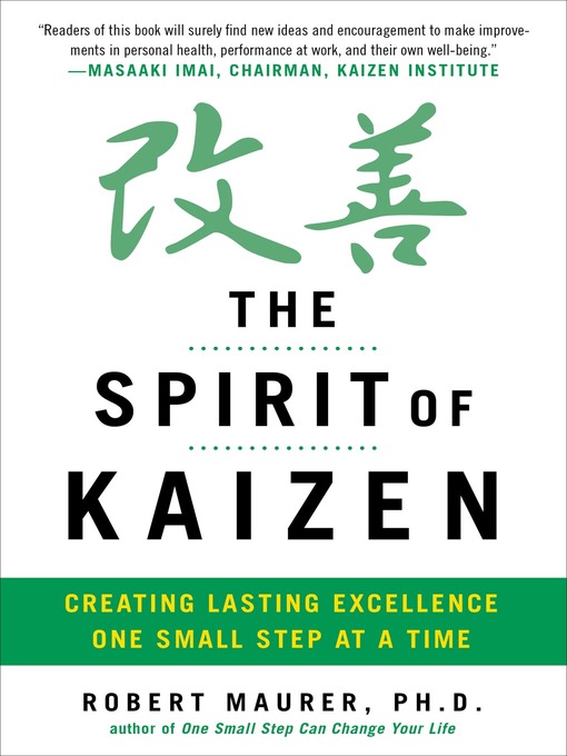Title details for The Spirit of Kaizen by Bob Maurer - Wait list